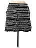 Ann Taylor LOFT Stripes Marled Tweed Fair Isle Chevron-herringbone Black Casual Skirt Size 2 - photo 2