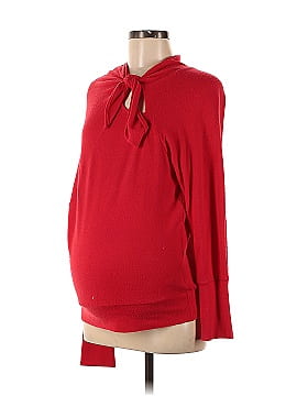 NOM Red Lou Maternity Sweater (view 1)