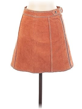 Topshop Faux Leather Skirt (view 1)