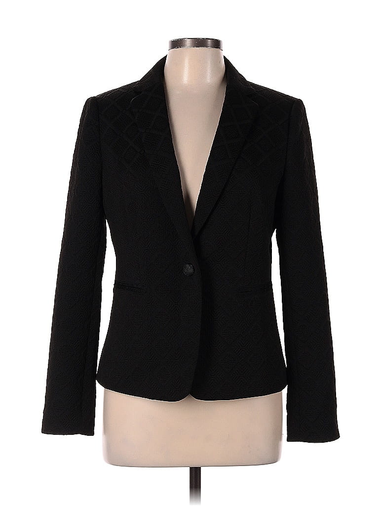 Ann Taylor Solid Black Blazer Size 10 75 Off Thredup