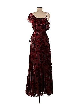 Hutch Red Velvet Ruffle Gown (view 2)