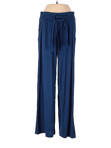 GAIAM Solid Blue Casual Pants Size S - 54% off