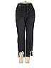 Zow Zow 100% Cotton Houndstooth Plaid Tweed Chevron-herringbone Stripes Black Jeans Size 00 - photo 1