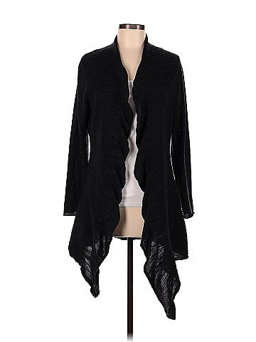 Eileen fisher long black clearance cardigan