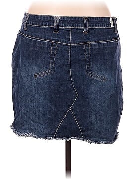 Rustic Denim Denim Skirt (view 2)