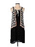 THML 100% Rayon Batik Aztec Or Tribal Print Black Casual Dress Size S - photo 1