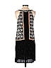 THML 100% Rayon Batik Aztec Or Tribal Print Black Casual Dress Size S - photo 2