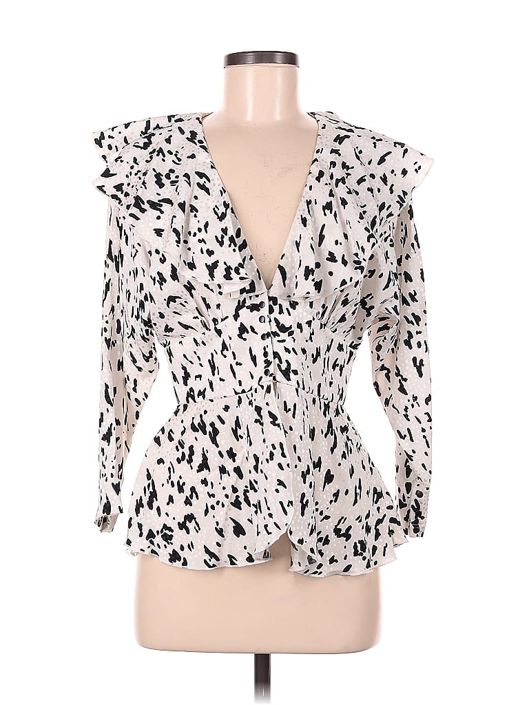Second Chance Tops and Blouses: Catherine Malandrino Long Sleeve Blouse: Size 2X, New With Tags