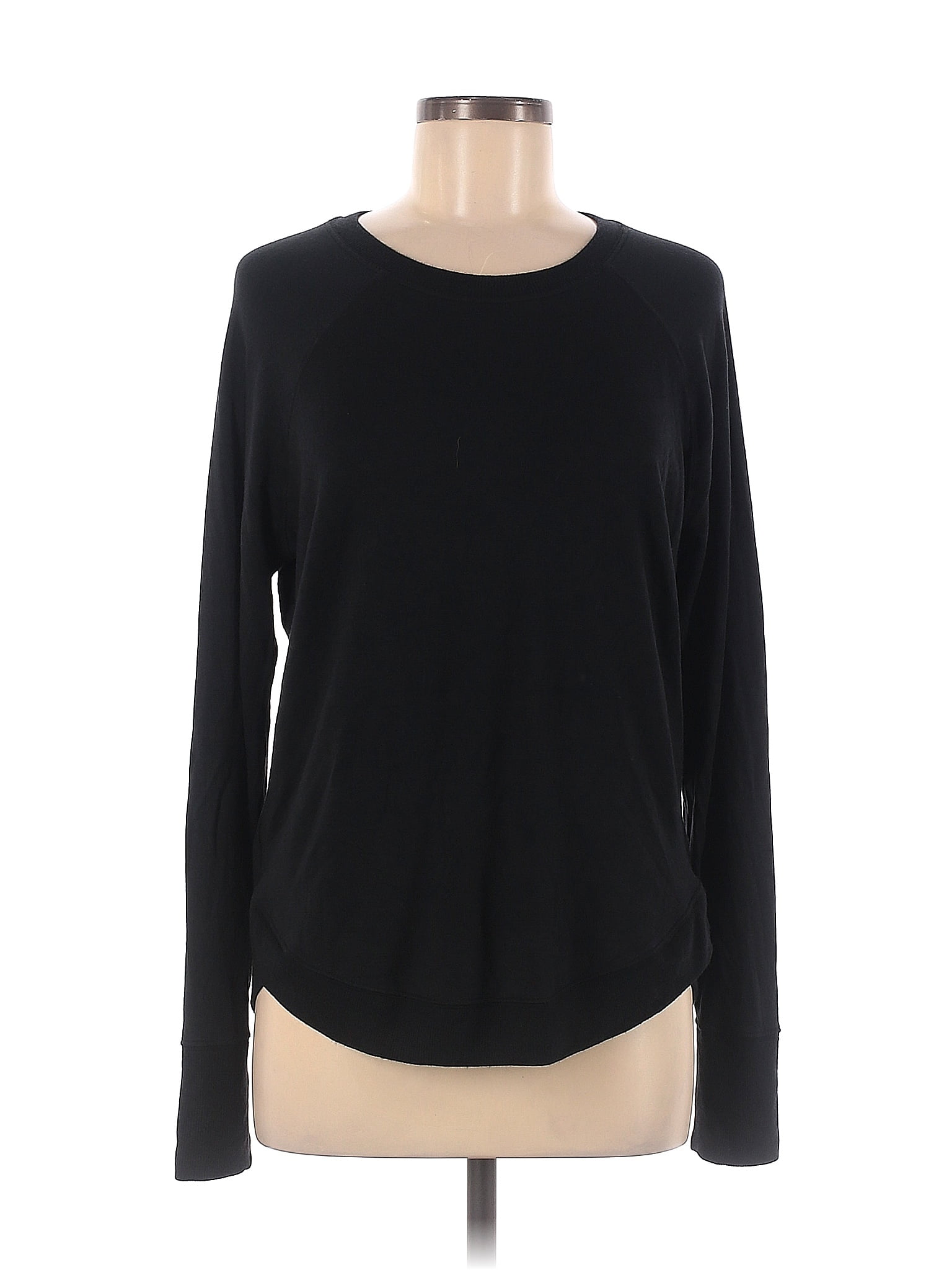 Athleta Color Block Solid Black Pullover Sweater Size M - 64% off | ThredUp