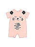 Unbranded 100% Cotton Pink Short Sleeve Outfit Size 0-3 mo - photo 1