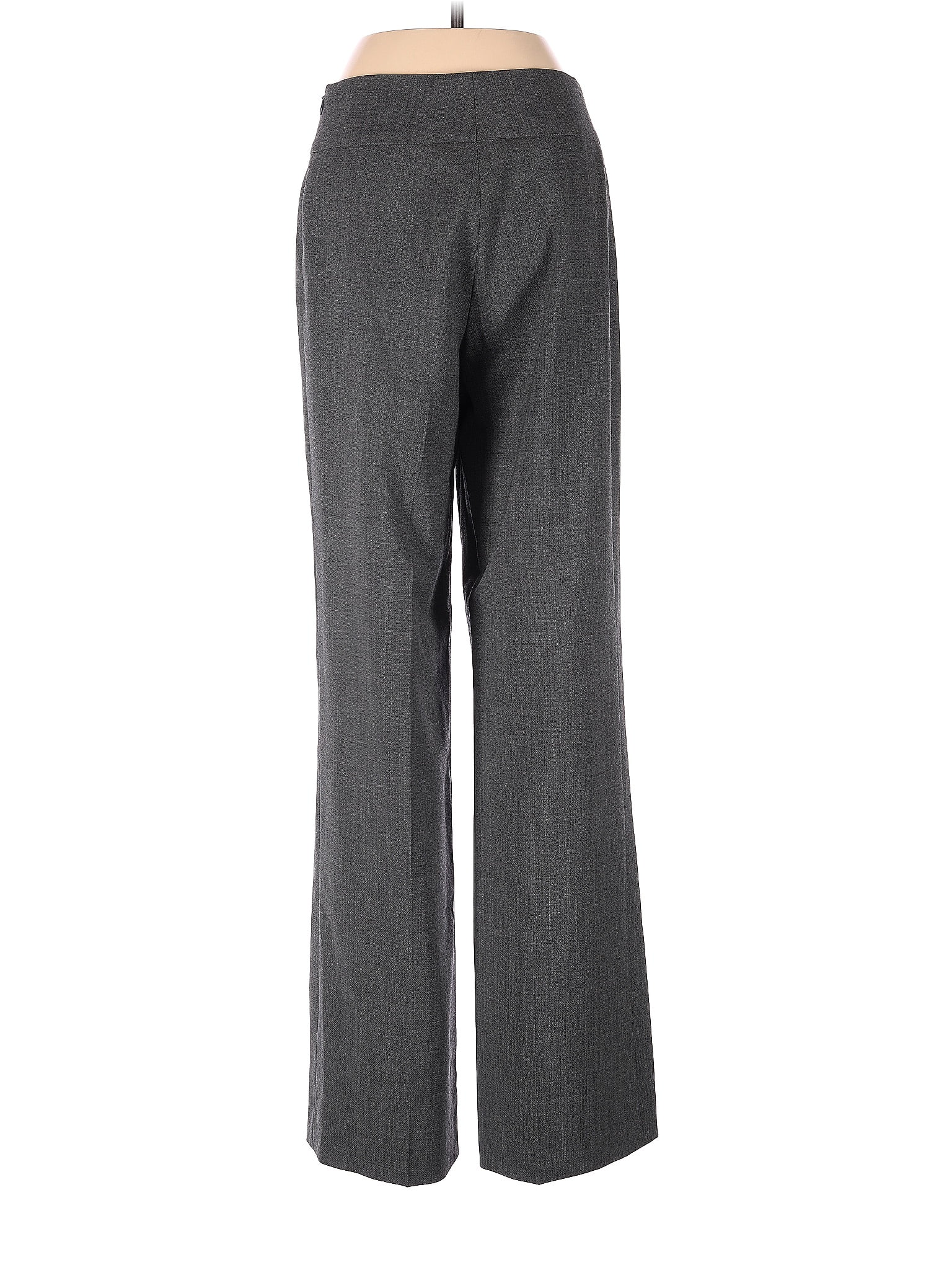 AKRIS 100% Wool Solid Gray Wool Pants Size 4 - 77% off