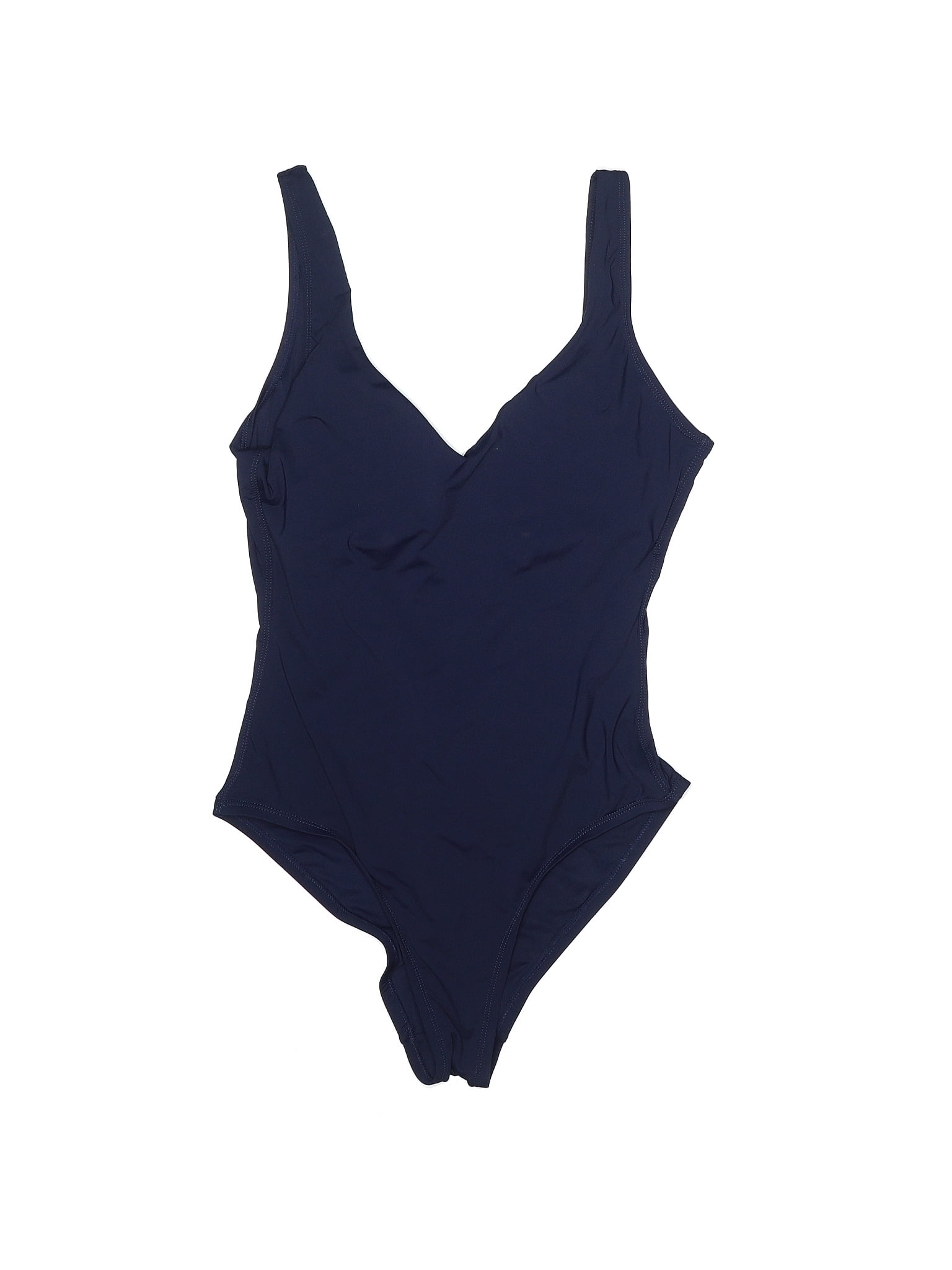 Andie Solid Navy Blue One Piece Swimsuit Size M (Tall) - 57% off | thredUP