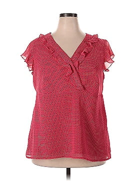 George Me by Mark Eisen Short Sleeve Blouse (view 1)