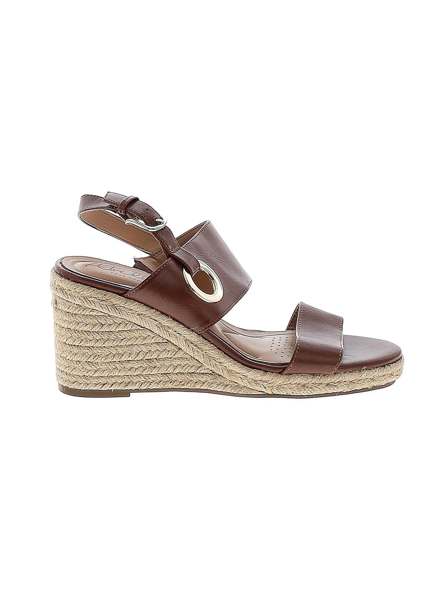 Abella Solid Brown Wedges Size 8 66 off thredUP