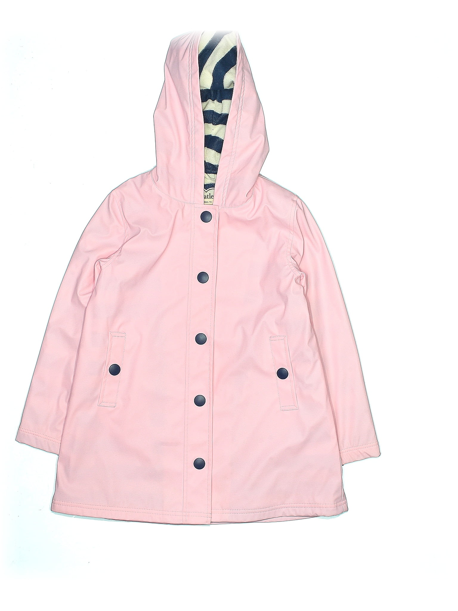 Hatley 100 Polyurethane Solid Pink Raincoat Size 8 54 off thredUP