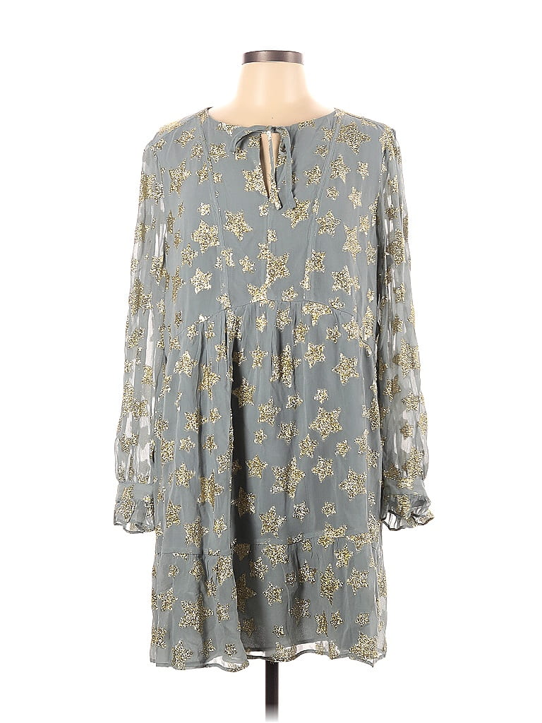 Ann Taylor LOFT Floral Gray Casual Dress Size XL - 61% off | thredUP