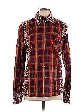 Save The Queen Long Sleeve Button-Down Shirt (view 1)