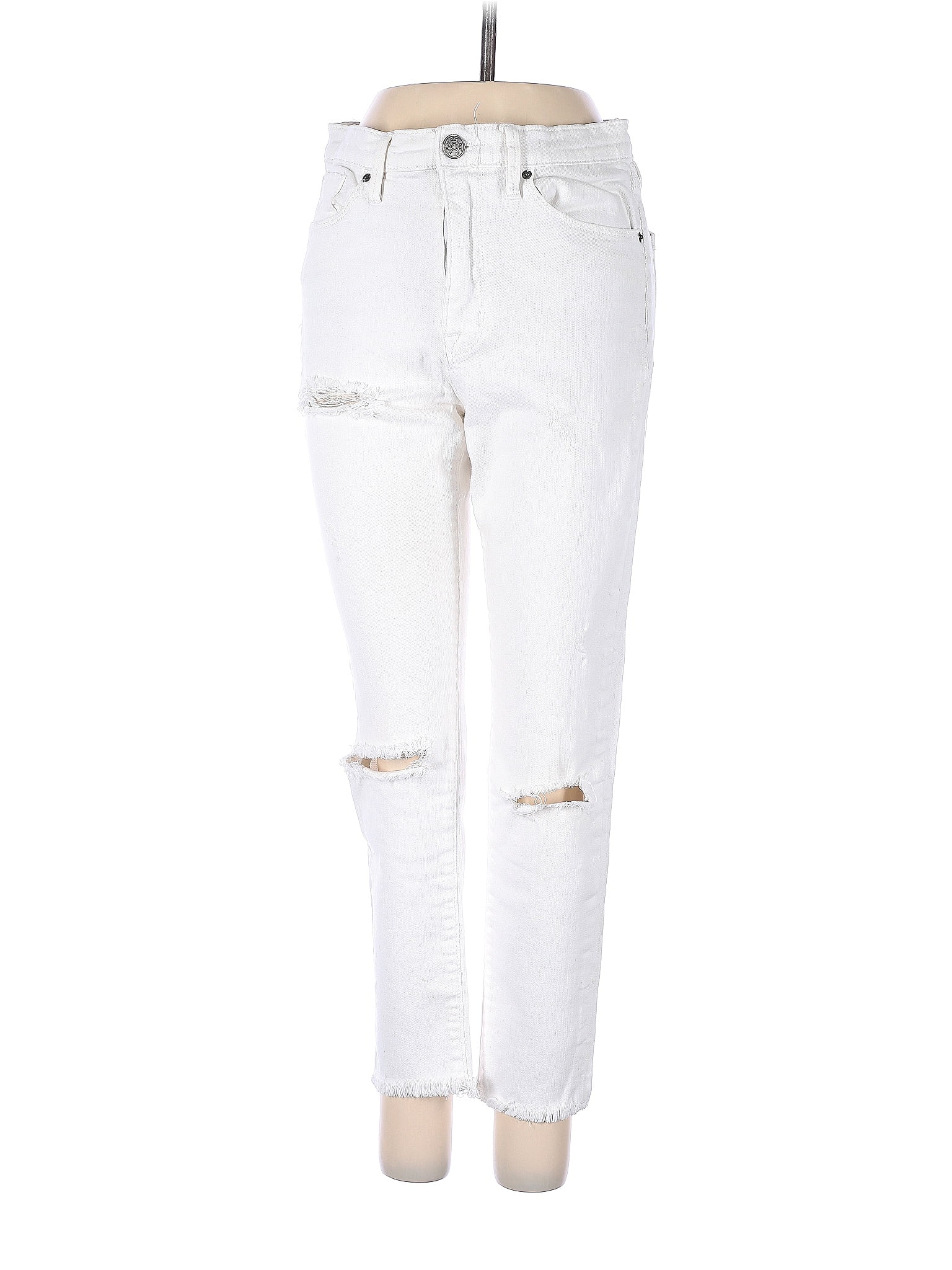 BDG Hearts White Jeans Size 27 waist