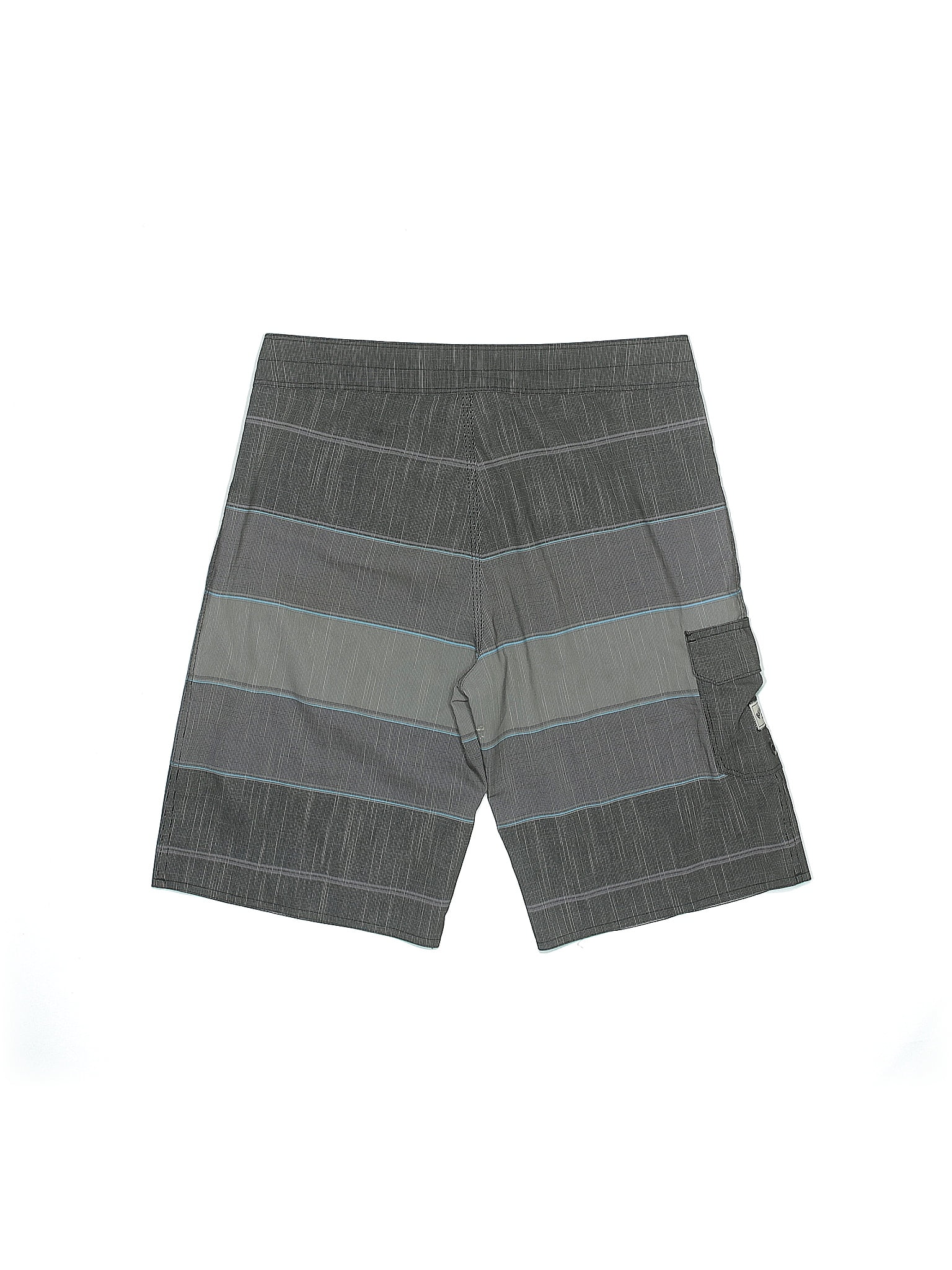 Billabong Stripes Gray Board Shorts Size 27 59 off ThredUp
