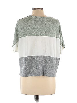 Evelyn Blu Short Sleeve Blouse (view 2)