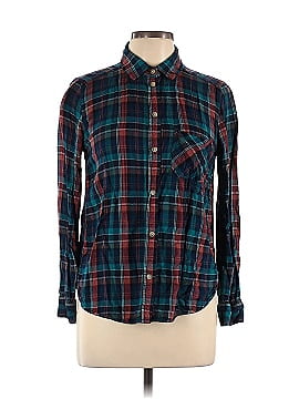 American Eagle Outfitters Long Sleeve Button-Down Shirt (view 1)