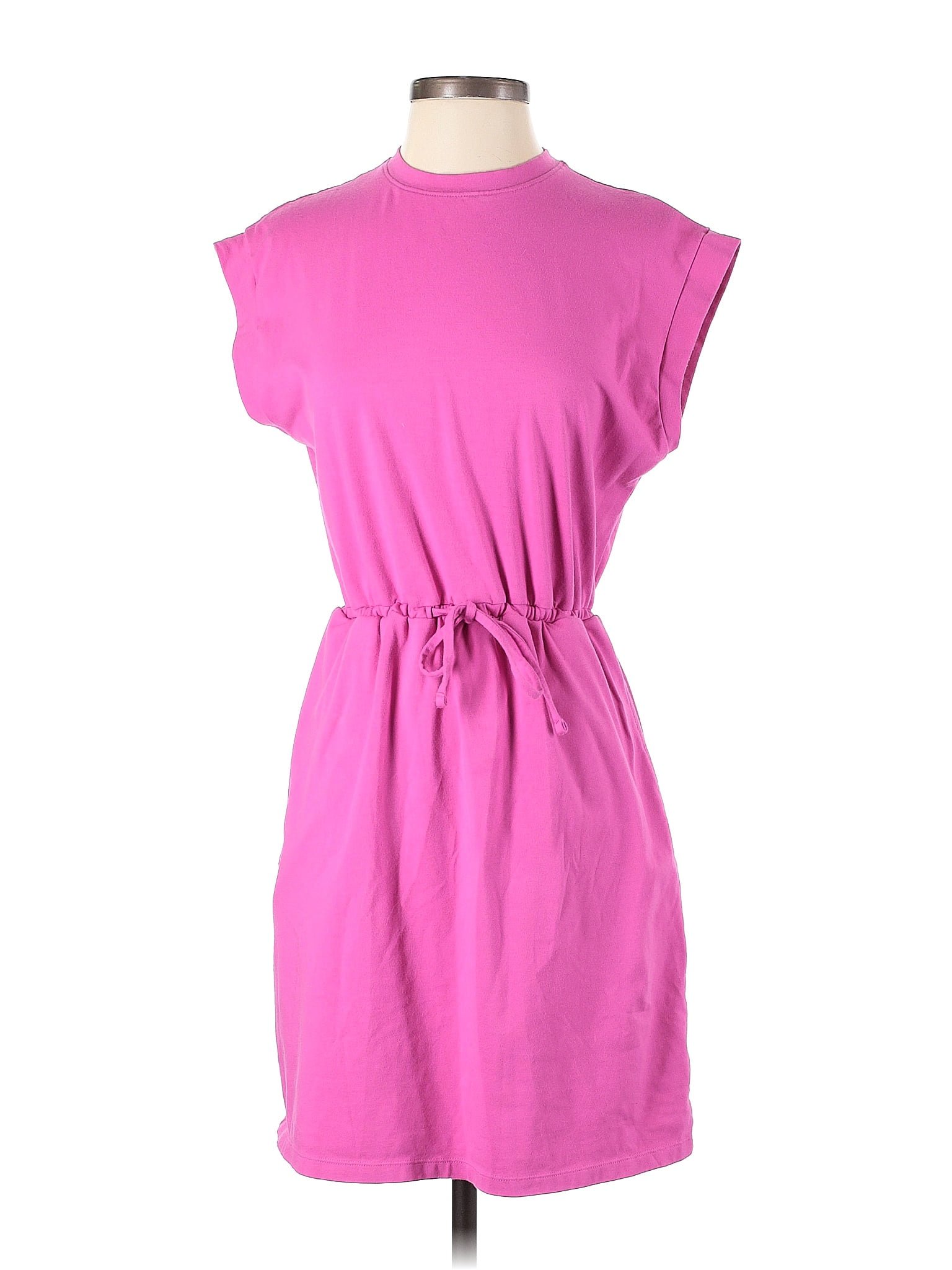 A New Day Solid Pink Casual Dress Size Xs 46 Off Thredup