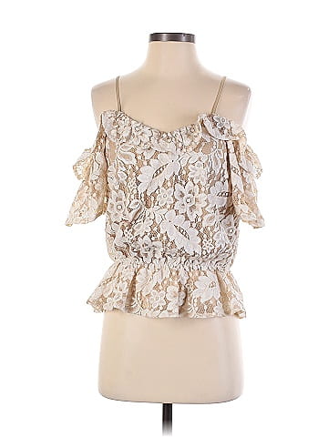 A. Peach Short Sleeve Blouse (view 1)