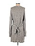Topshop Marled Gray Casual Dress Size 4 - photo 2
