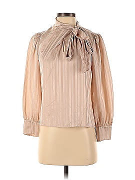 Rebecca Taylor Long Sleeve Tie Blouse (view 1)