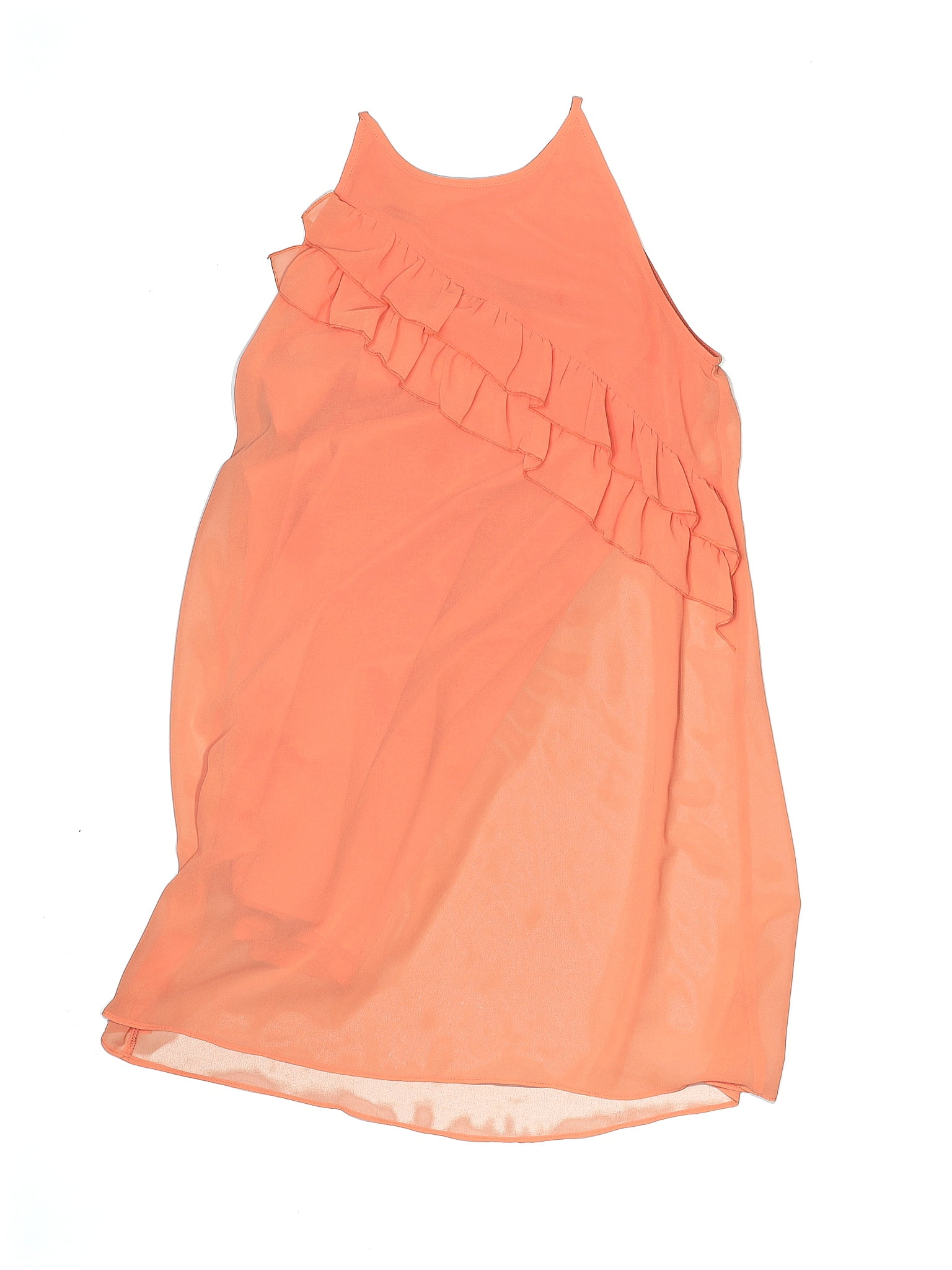 Robe Fille Amy Byer Taille 16 - Couleurs Rose Et Orange - Occasion Très Bon état