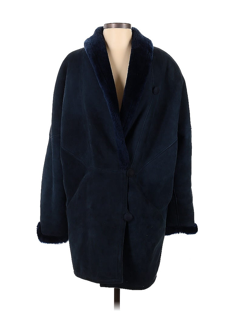 Manteau Janie And Jack Starry Night – Bleu Marine Fausse Fourrure – Taille 3 Ans