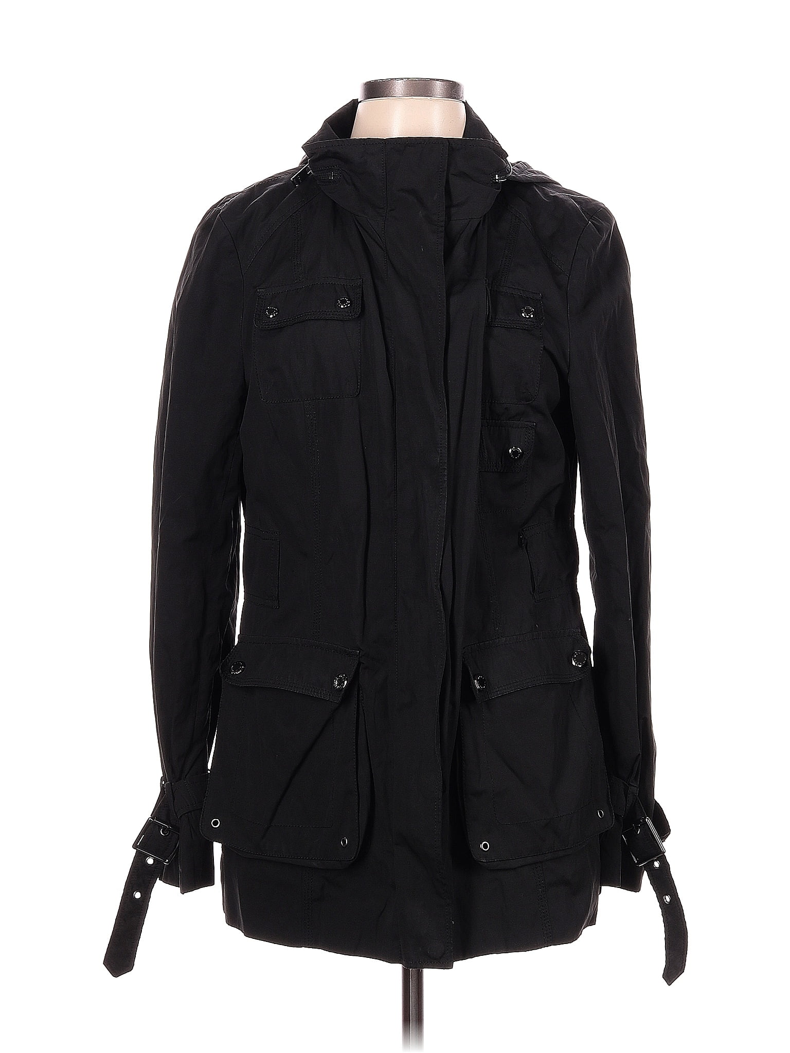 Marc New York Andrew Marc Solid Black Jacket Size L - 72% off | thredUP