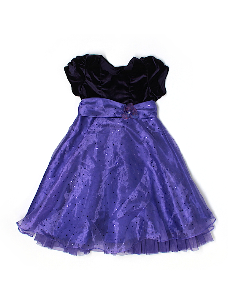 Tona Michelle Color Block Purple Special Occasion Dress Size 6 - 68% ...