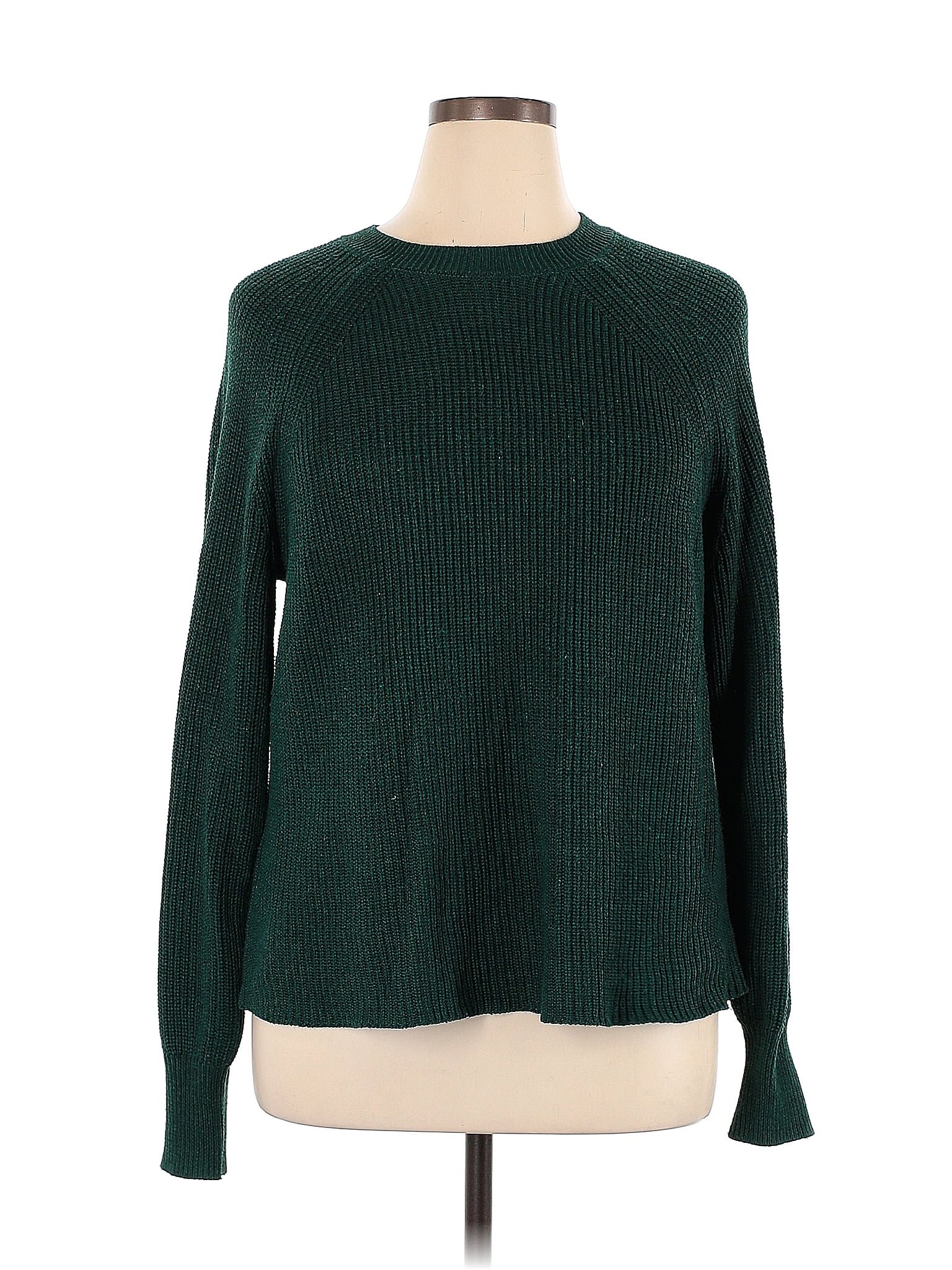 Jessica Simpson Color Block Solid Green Pullover Sweater Size XL - 70% ...