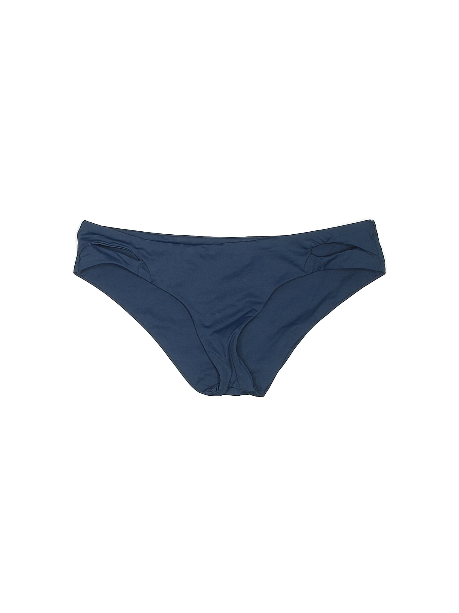 Becca Solid Navy Blue Swimsuit Bottoms Size M 55 off ThredUp