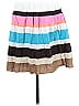 Talbots 100% Cotton Stripes Color Block Ombre Brown Casual Skirt Size 10 - photo 2