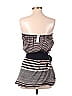 Wish 100% Polyester Stripes Black Casual Dress Size S - photo 2
