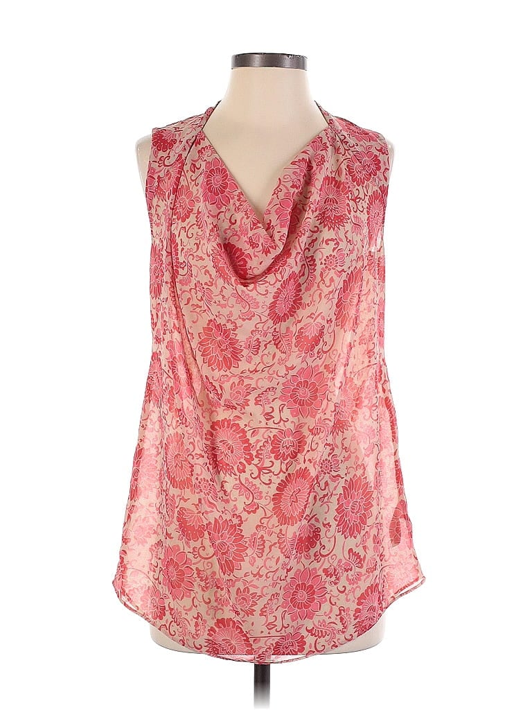 CAbi 100% Polyester Pink Sleeveless Blouse Size XS - photo 1