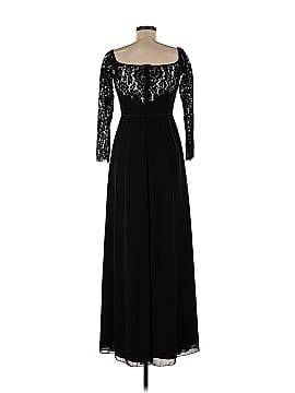 Love by Theia Black Lace Bodice Gown (view 2)