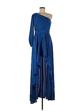 IEENA for Mac Duggal One Shoulder High Low Gown (view 1)