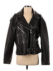 Mng Faux Leather Jacket