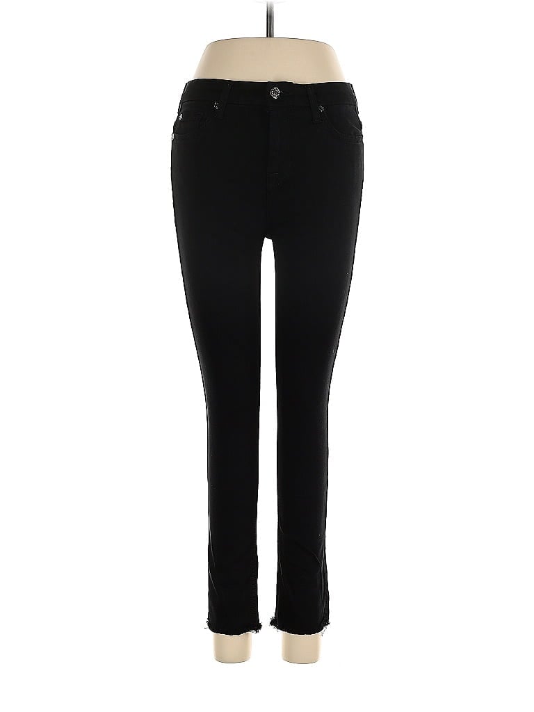 Pre-owned 7 For All Mankind Jeans In Black