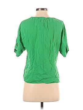 Assorted Brands Short Sleeve Silk Top (view 2)