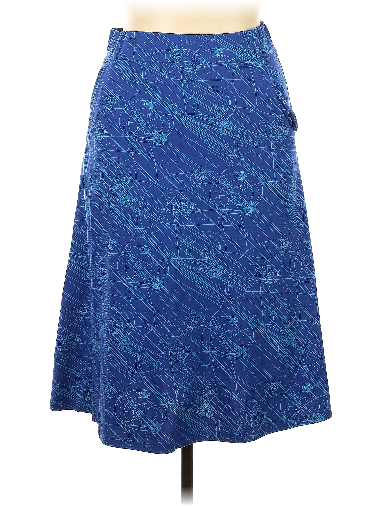 Svaha 100% Organic Cotton Blue Casual Skirt Size XL - 64% off | thredUP