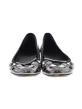 Prada Leather Bow Embellished Flats (view 2)