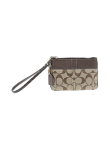 Coach discount grey wristlet