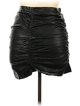 ASTR The Label Faux Leather Skirt (view 2)