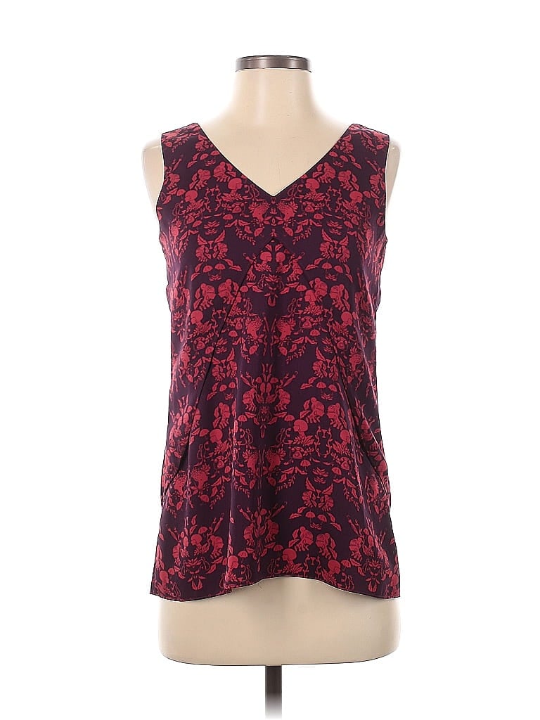 Click to view more detailed imagery on our partner's website Pre-owned Cabi Sleeveless Blouse In Burgundy