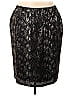 Bobeau Snake Print Jacquard Marled Damask Brocade Animal Print Black Casual Skirt Size 3X (Plus) - photo 1