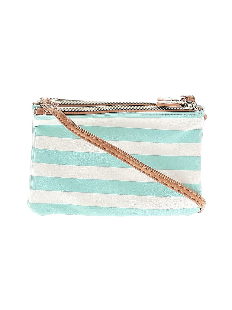 Kohl's Stripes Teal Crossbody Bag One Size - 56% off | ThredUp